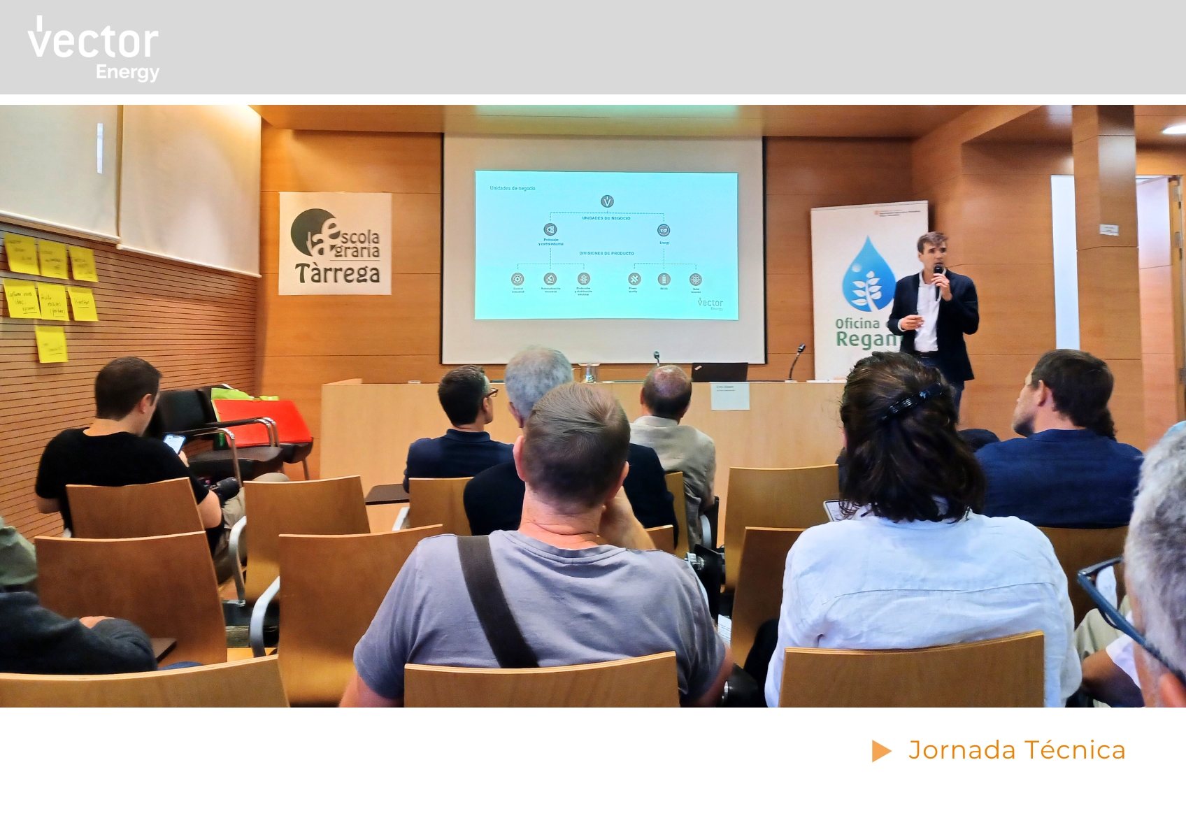 Vector Energy participa en la jornada técnica sobre la digitalización del riego agrícola