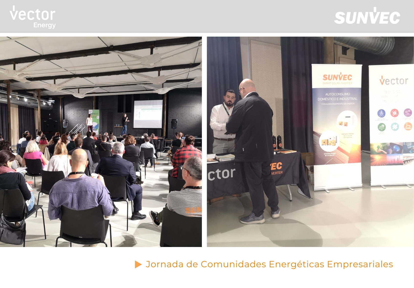 Vector Energy y SUNVEC participan en la Jornada de Comunidades Energéticas Empresariales
