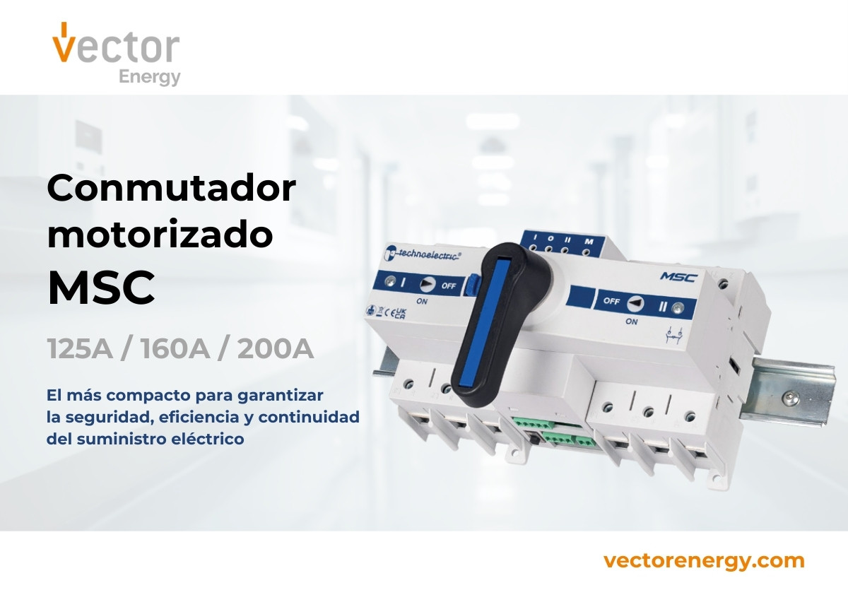 Nuevo conmutador motorizado compacto MSC