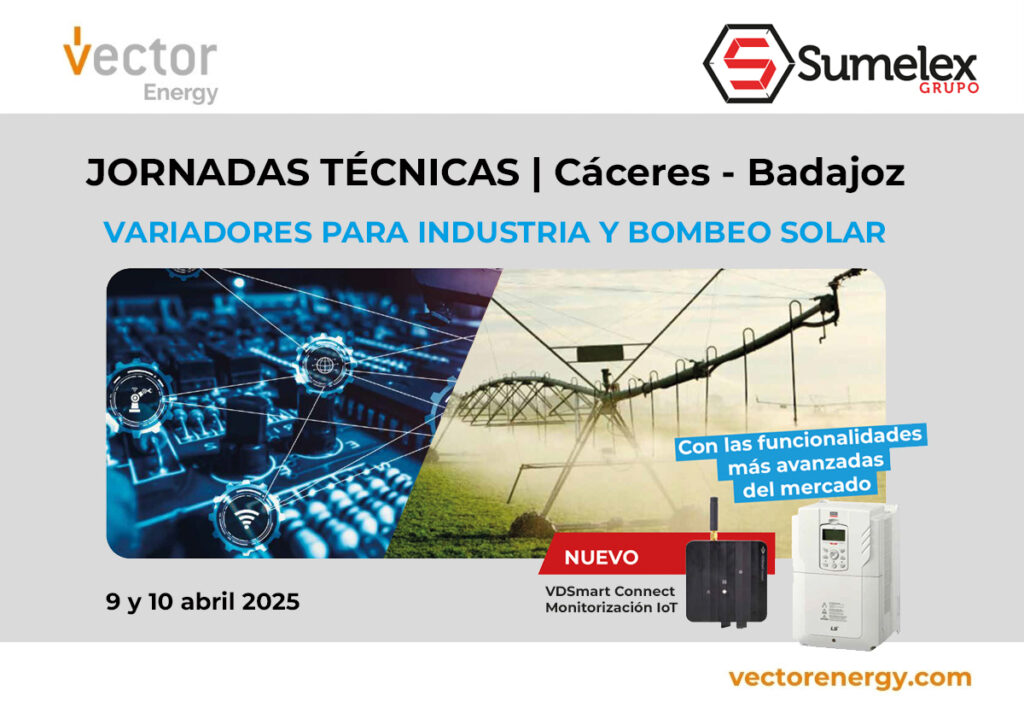 Jornadas técnicas de variadores para industria y bombeo solar en Extremadura