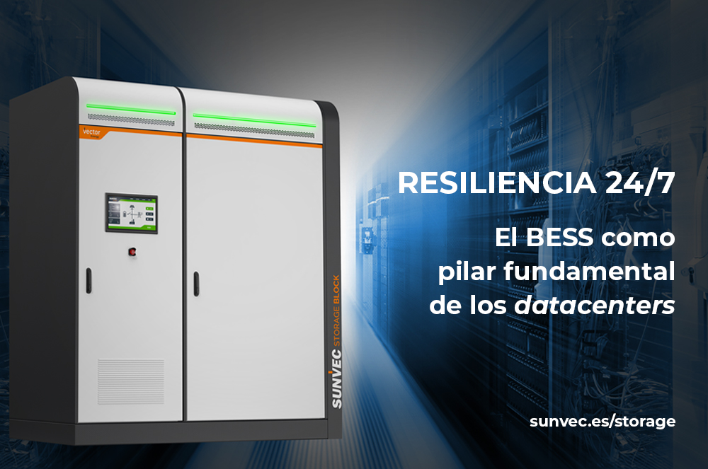 [Artículo técnico] El BESS como pilar fundamental de los datacenters: Resiliencia 24/7