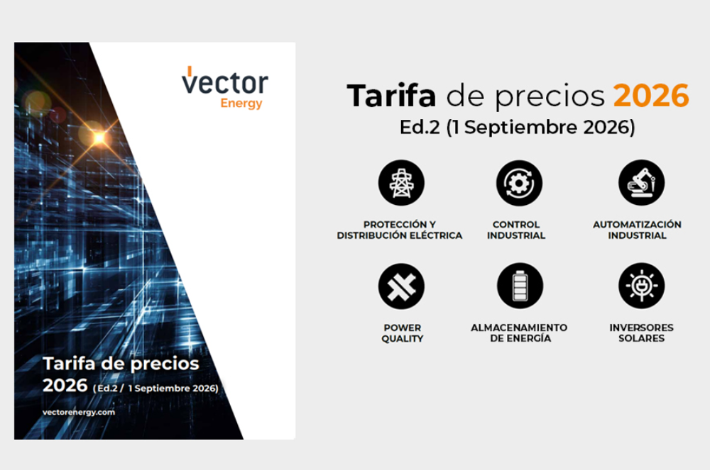 Nueva Tarifa Vector Energy, disponible a partir del 1 de septiembre