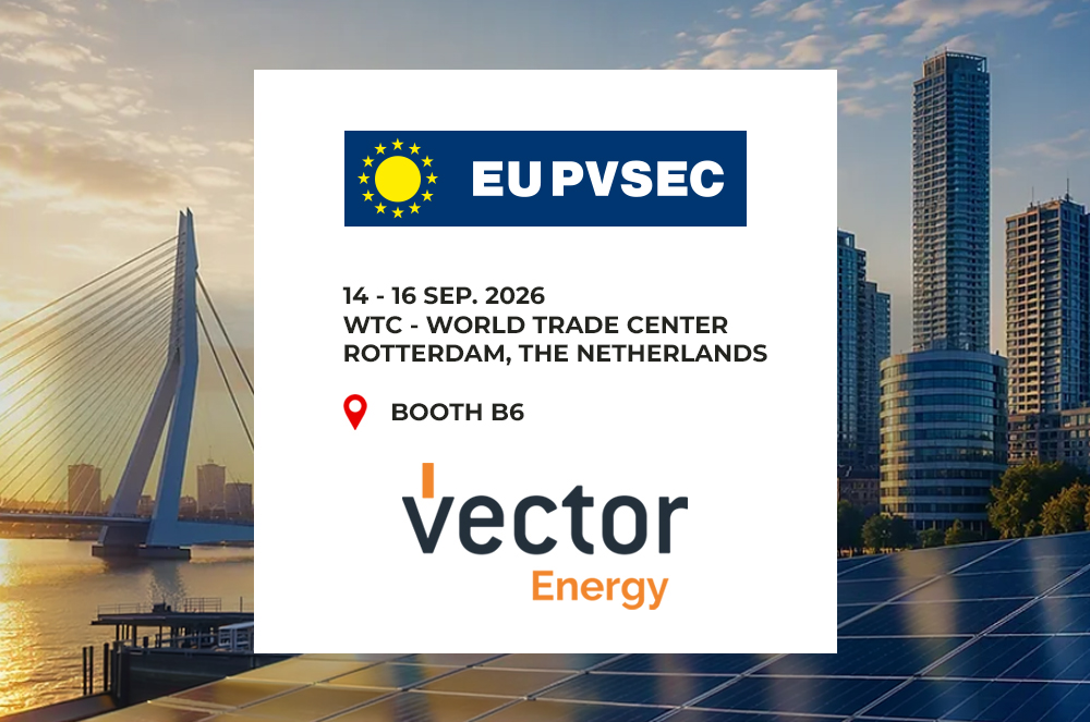 Vector Energy en la feria EU PVSEC 2026 Rotterdam