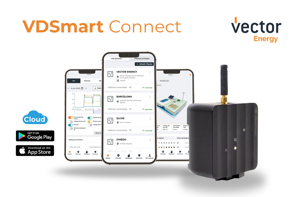VDSmart Connect, la plataforma de monitorización y control de variadores